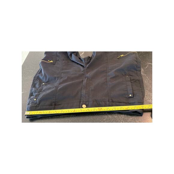 Chico's black crop cargo  pants Chico's 2.5  = 14 Large - Picture 8 of 8